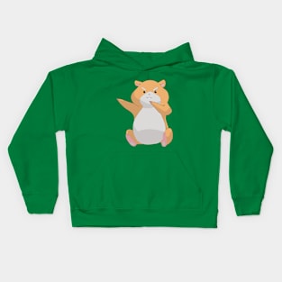 dabbing hamster Kids Hoodie